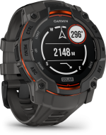 Instinct 3 Solar 50mm Black Bezel/Charcoal Band - Image 5