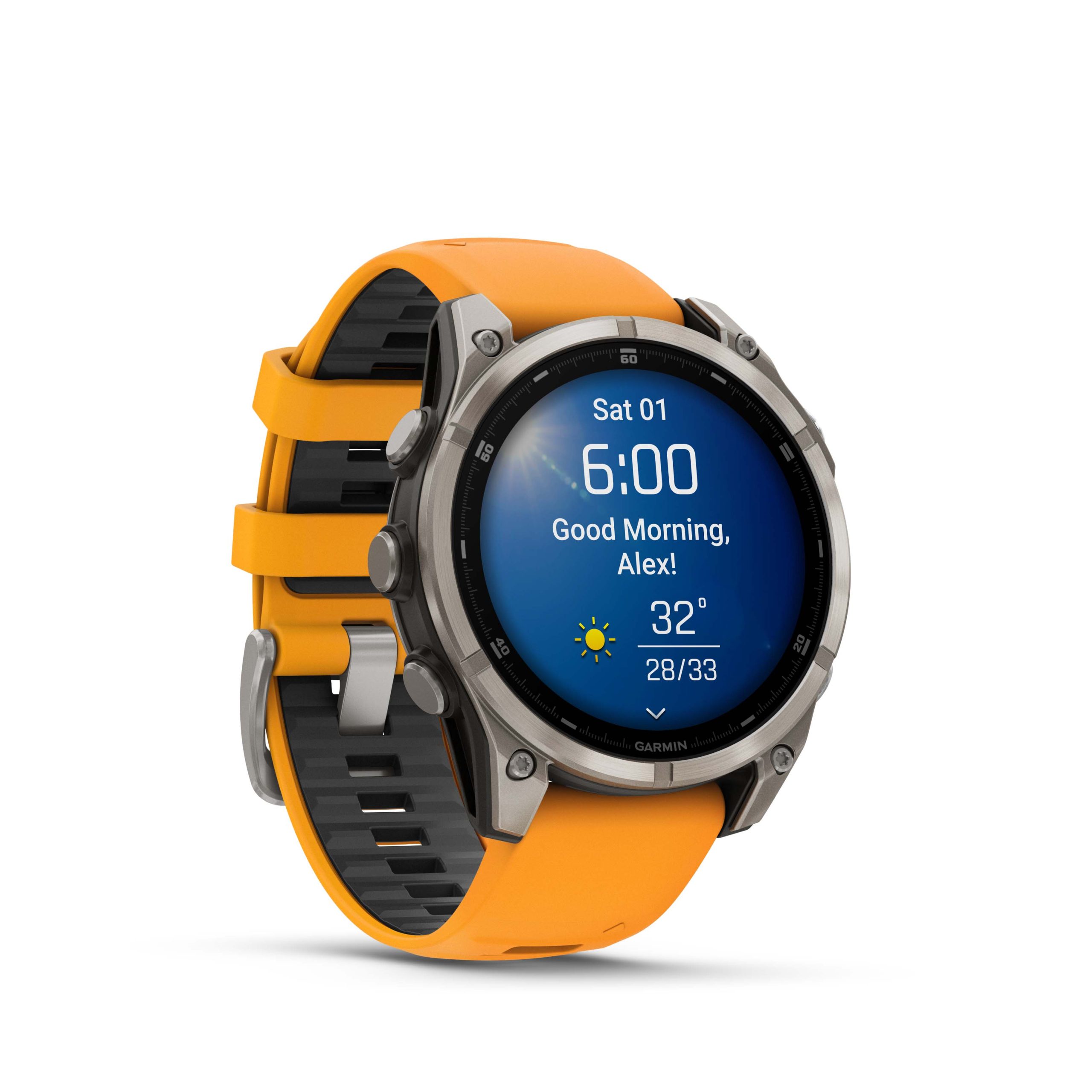 Fenix 8 AMOLED-Saph 47mm Orange - Image 6