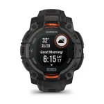 Instinct 3 Solar 45mm Black Bezel/Black Band - Image 8