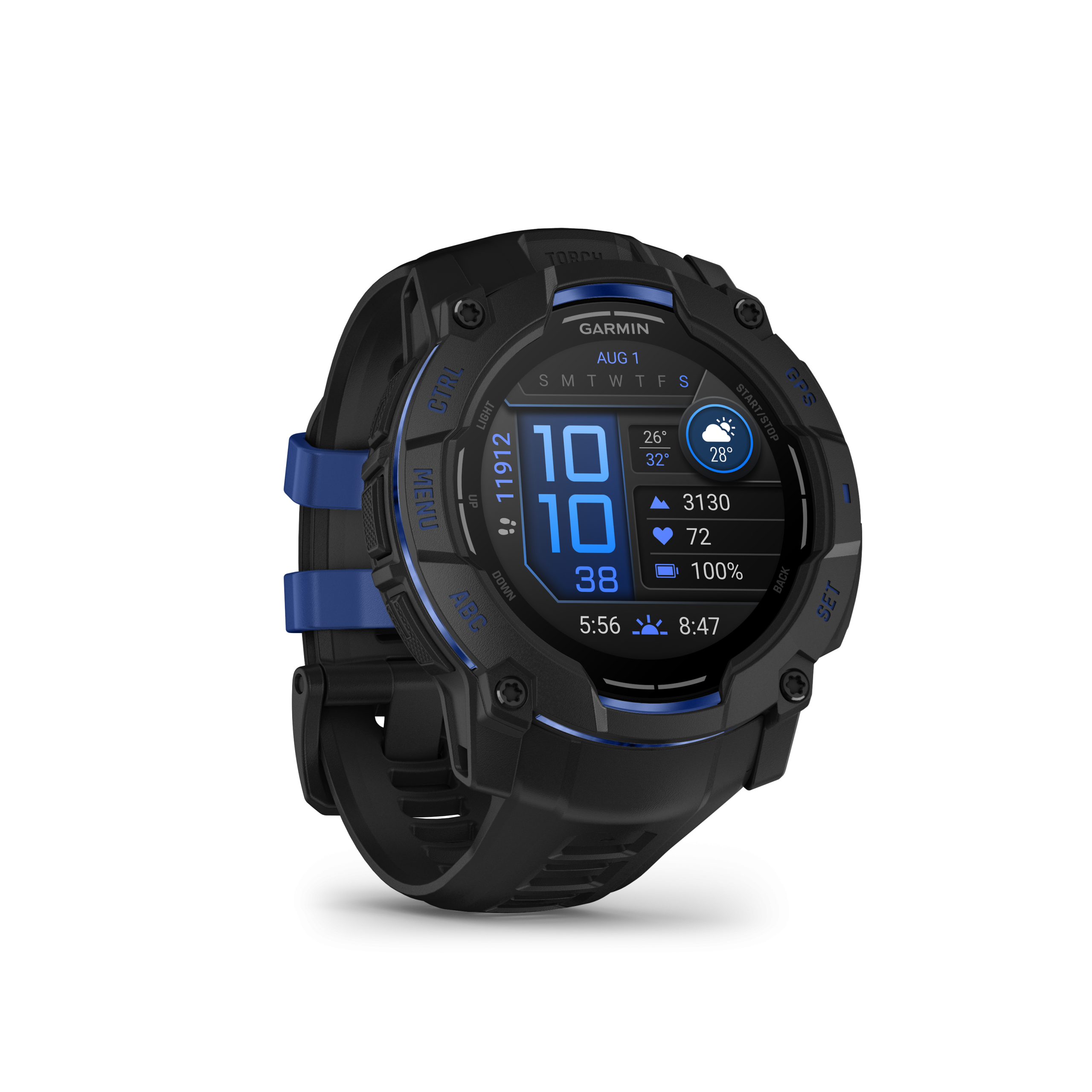 Instinct 3 AMOLED 50mm Blue - Image 1